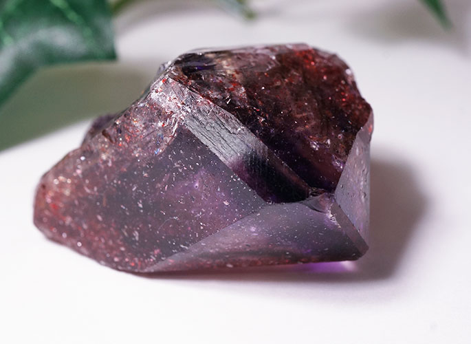 アメジストエレスチャル原石-4