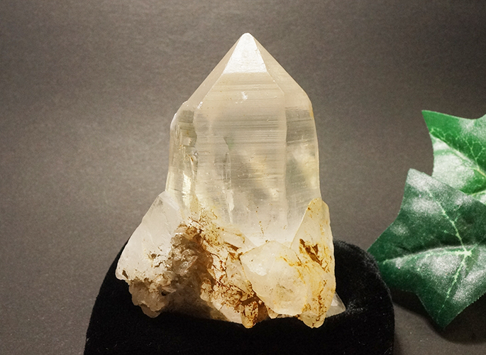 ロシア・ウラル産レムリアンクォーツ（セルフヒールド）＆パイライト(16-mafu-0217)