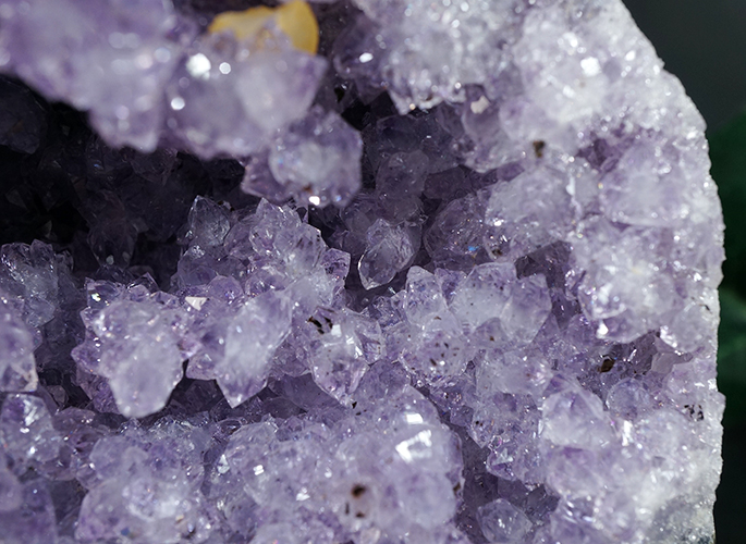 アメジストクラスターwithカルサイト-5
