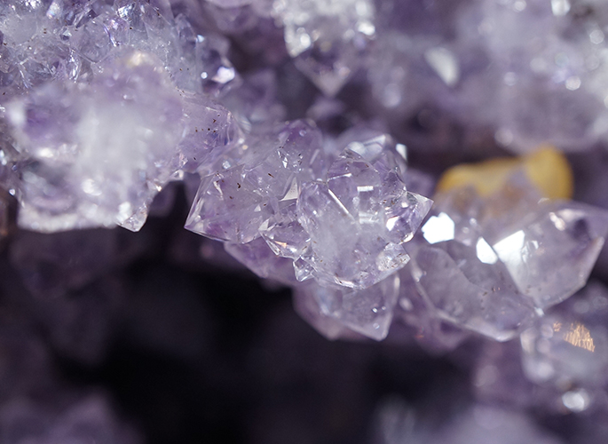 アメジストクラスターwithカルサイト-8