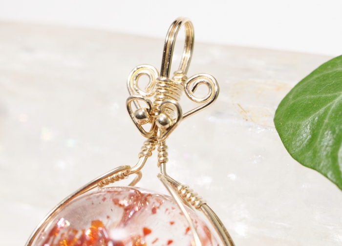 レッドエレスチャルペンダントトップ-3