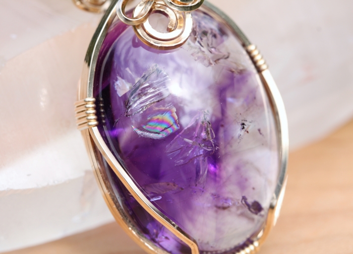 水入りアメジストペンダントトップ-1