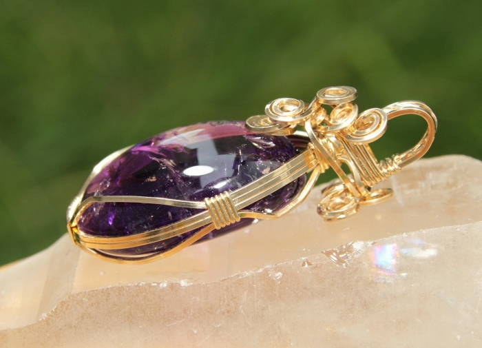 水入りアメジストペンダントトップ-5